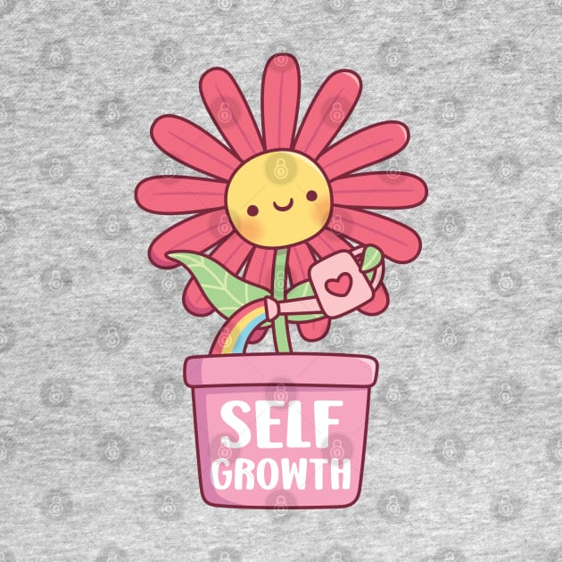 Cute Flower In A Pot Self Growth by rustydoodle